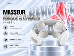 Draadloze nek- en schoudermassager