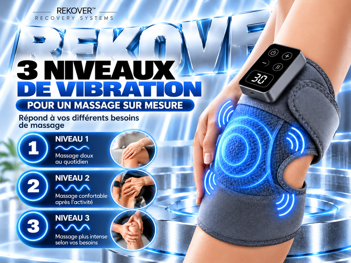 Masseur chauffant genou et épaule – lot de 2