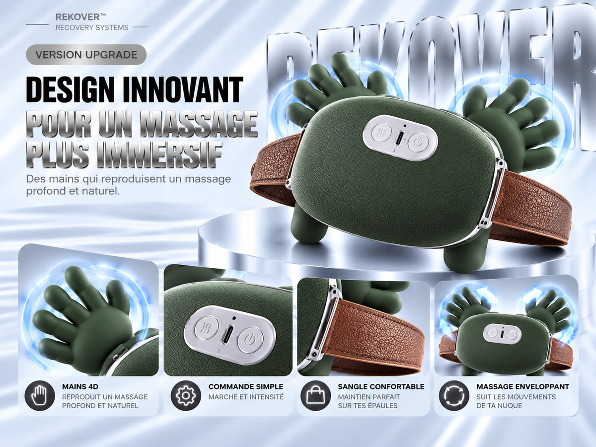 Masseur à mains de massage, design et sangle #mains