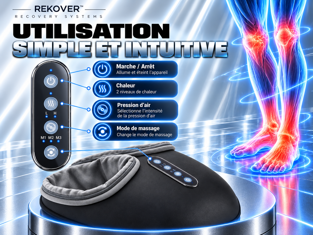 Heated shiatsu foot massager