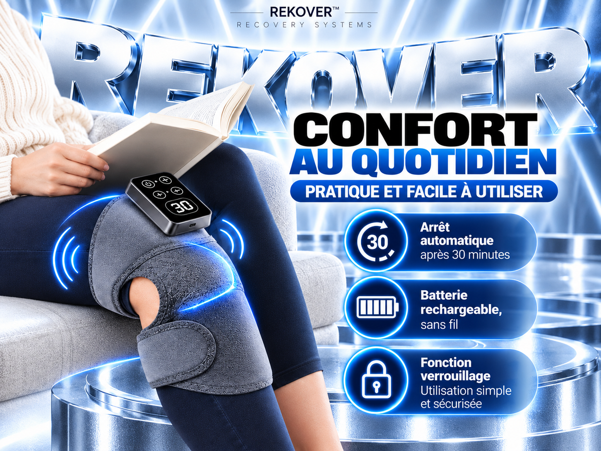 Masseur chauffant genou et épaule – lot de 2