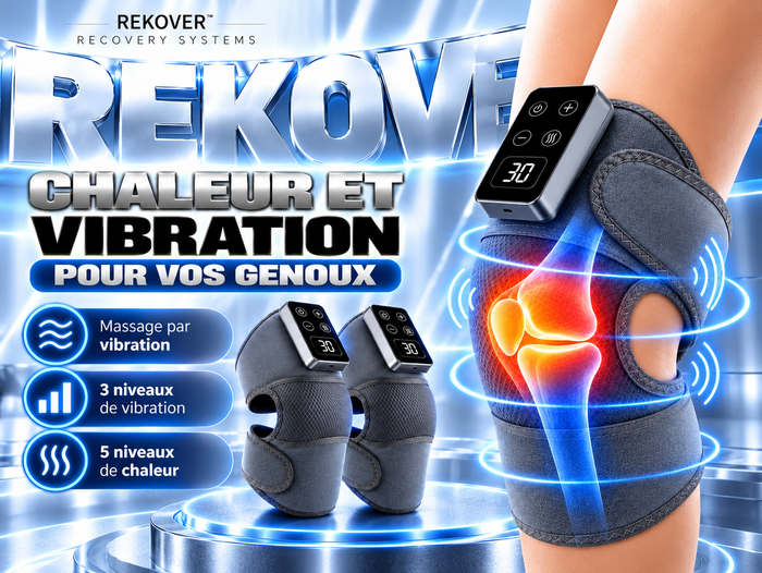 Masseur chauffant genou et épaule – lot de 2