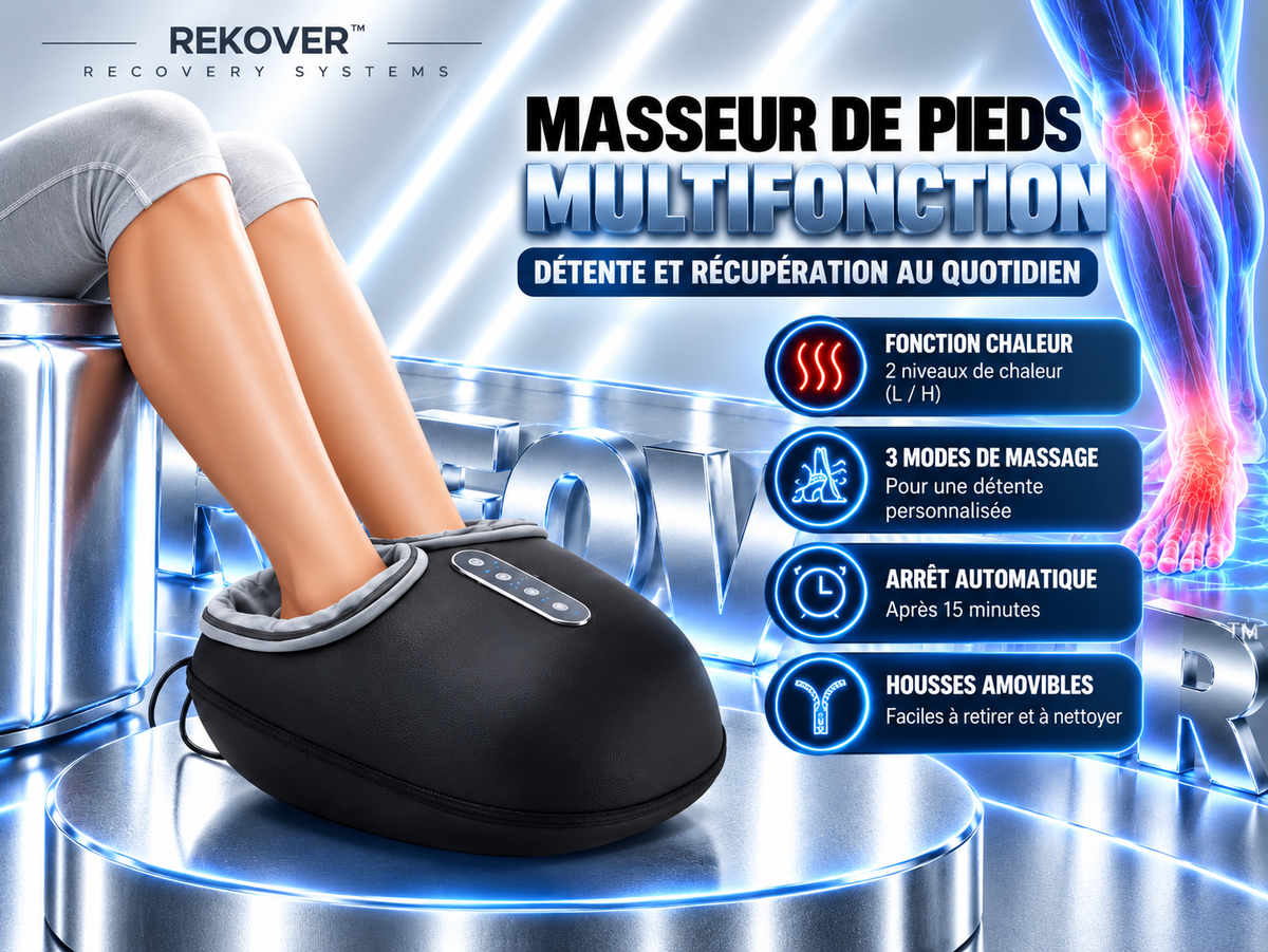 Heated shiatsu foot massager