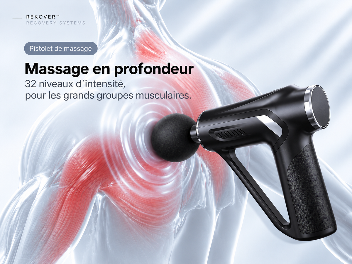 Pistolet de massage – 32 niveaux