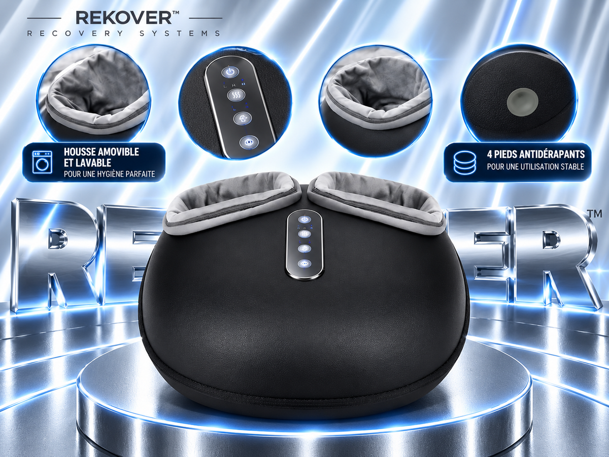 Heated shiatsu foot massager