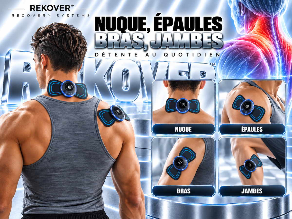 Cordless electric massage patch